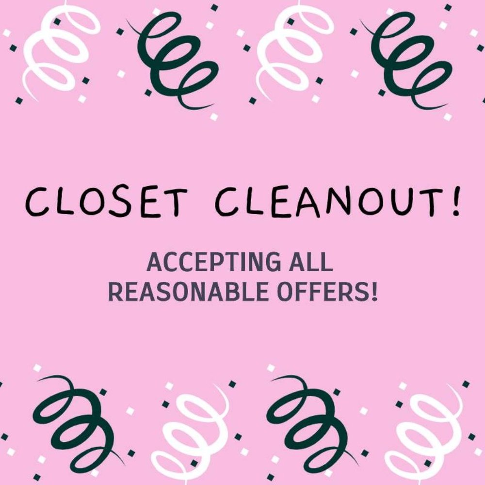 CLOSET CLEANOUT!